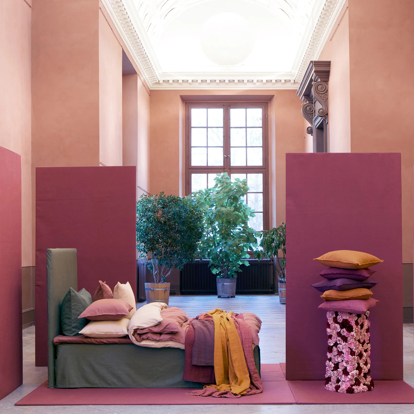 Jupe de lit Weeknight 180x220x42cm, Charcoal Himla