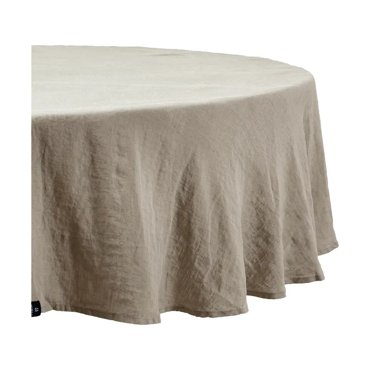 Nappe ronde en lin Sunrise - Vintage (gris), Ø160 cm - Himla