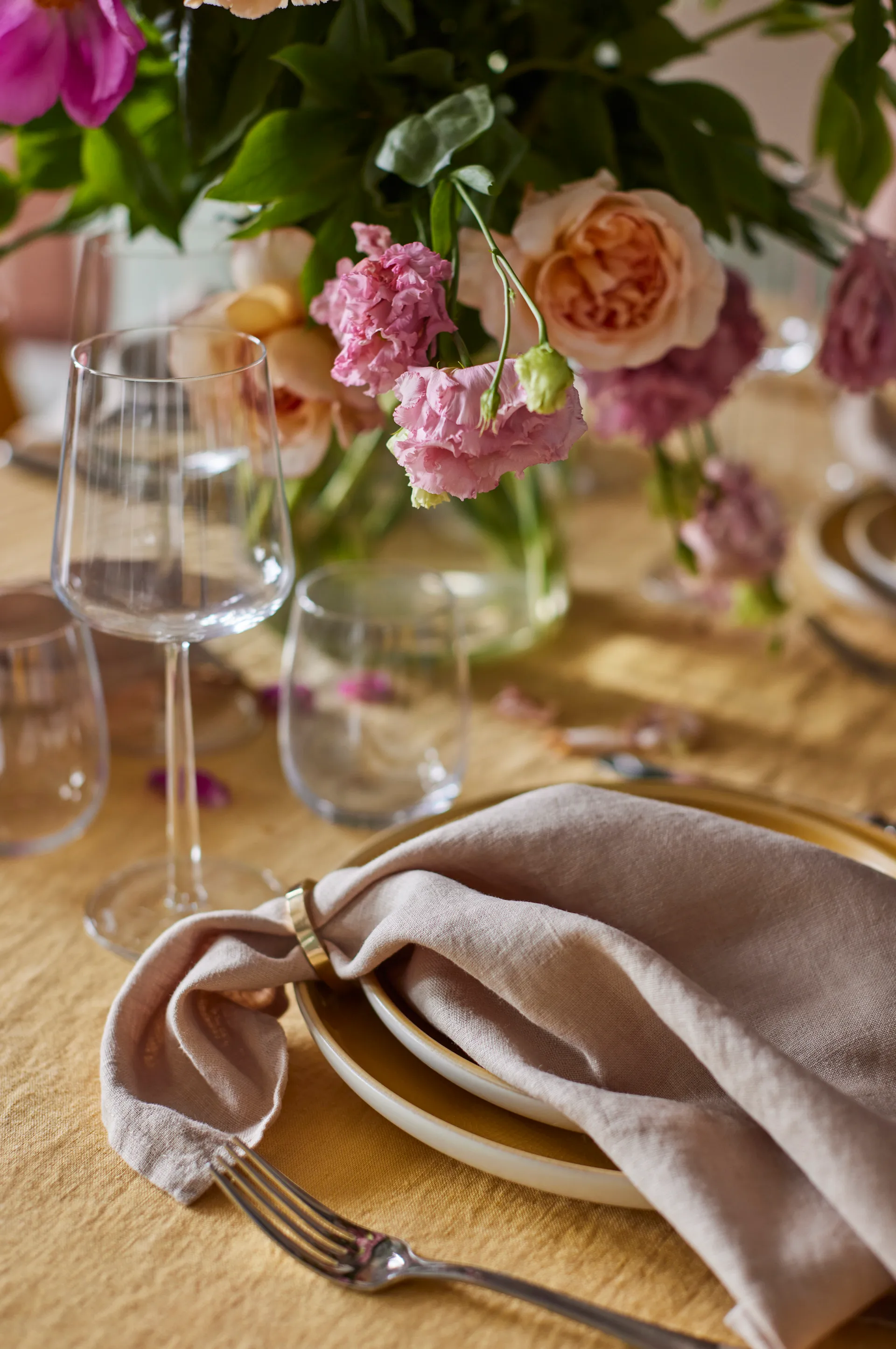 Nappe Sunshine 145 x 330cm, Honey (jaune) Himla