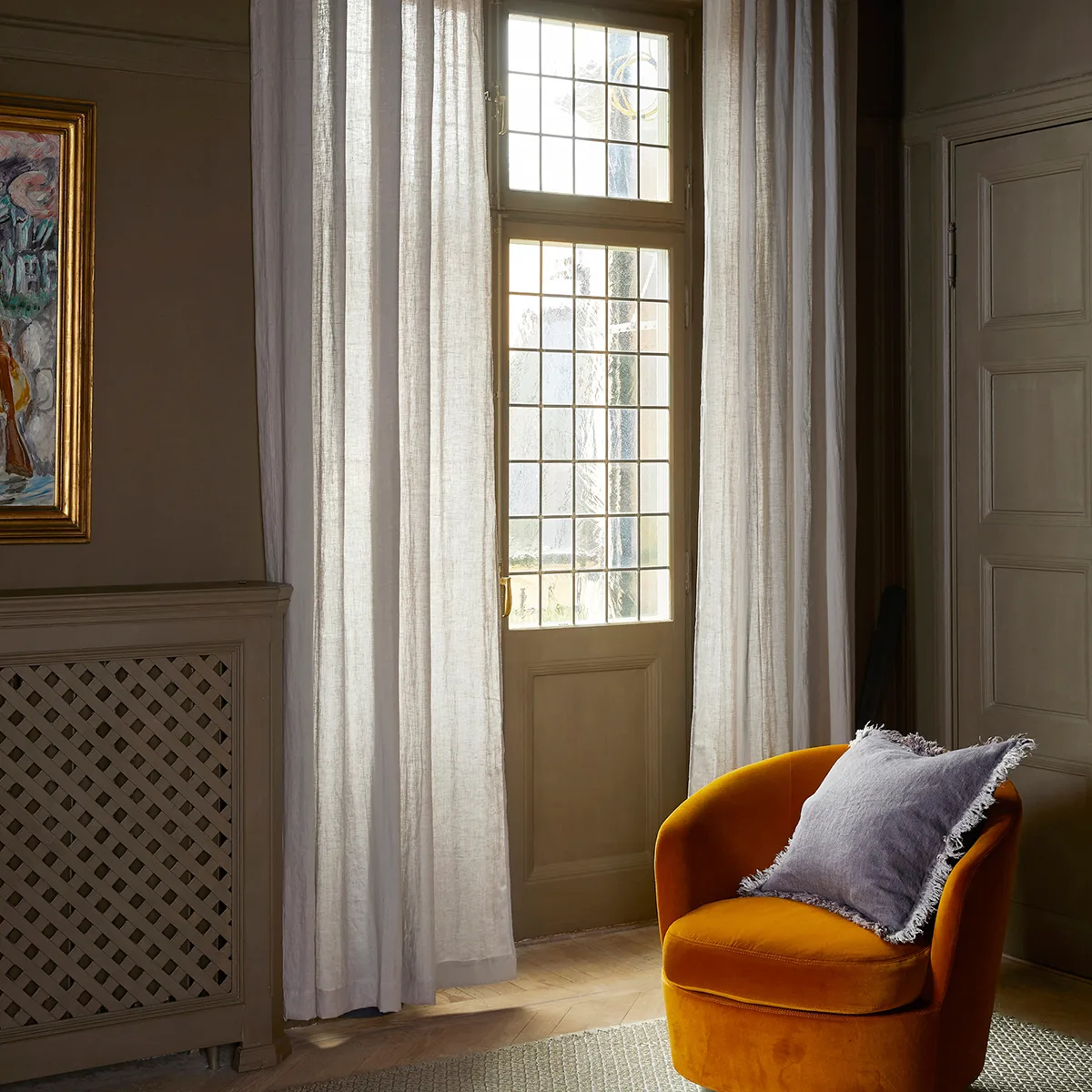 Rideau avec bande de pliage Skylight 140x290 cm, Blanc Himla