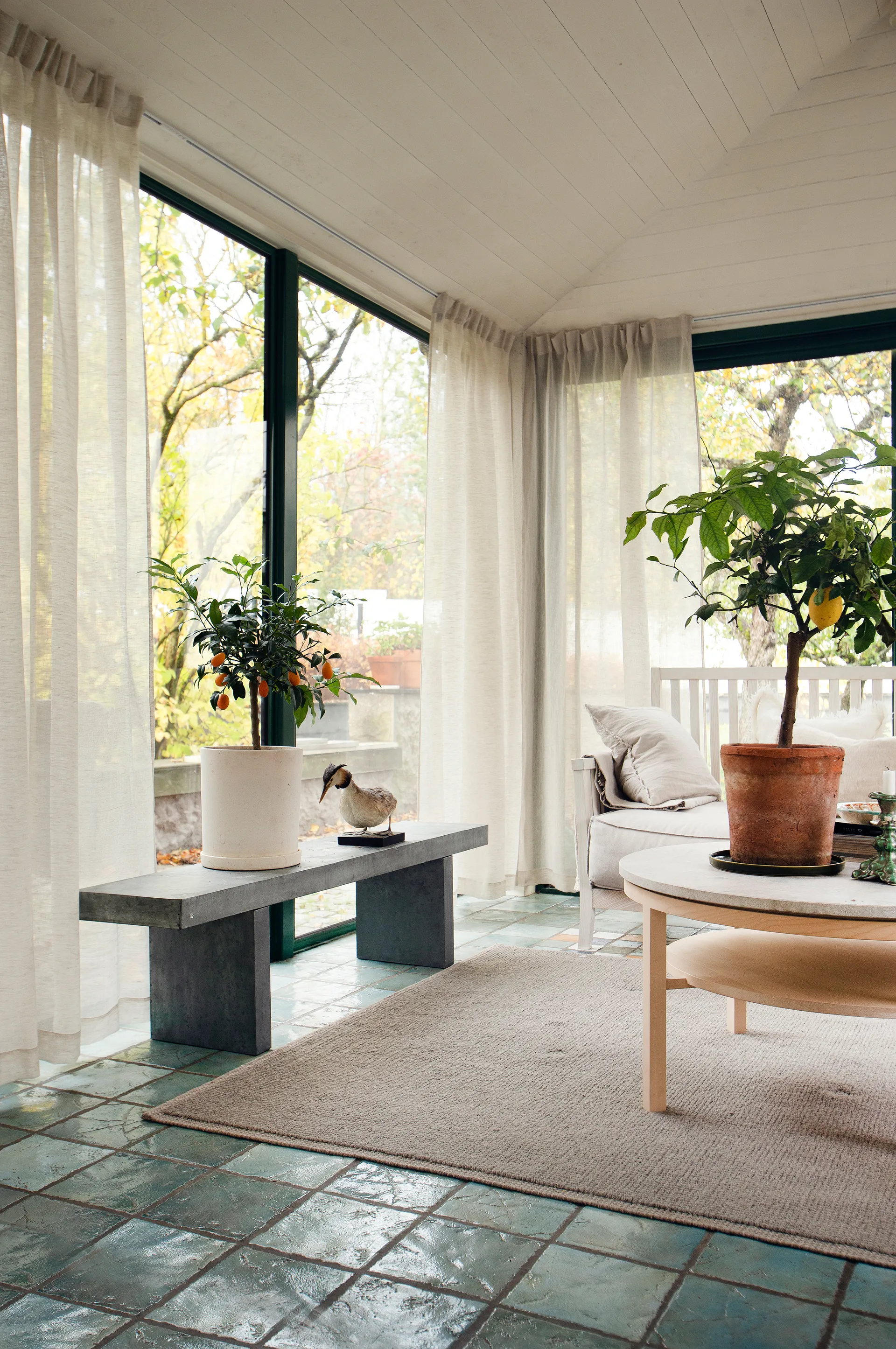 Rideau avec bande de pliage Skylight 140x290 cm, Oatmeal Himla