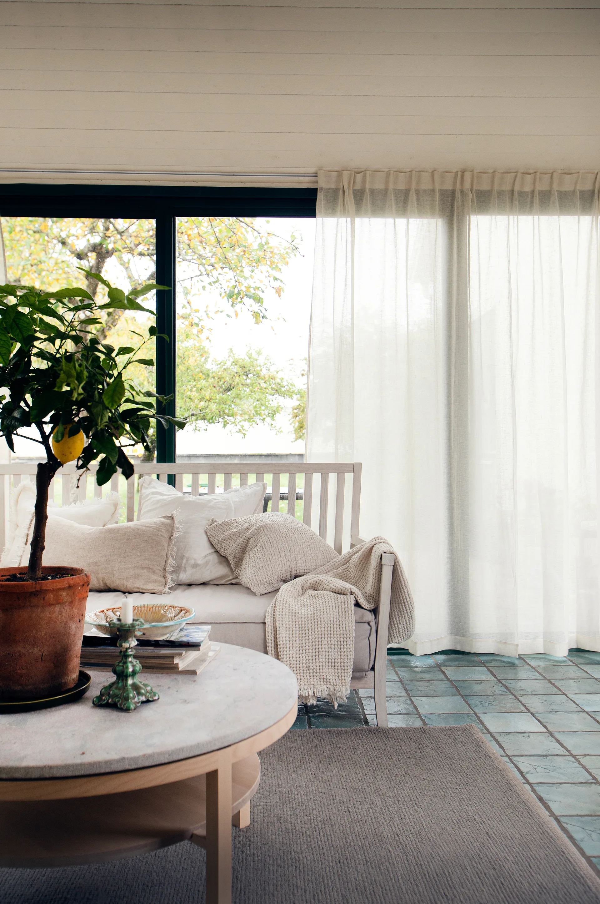 Rideau avec bande de pliage Skylight 280x290 cm, Fog Himla