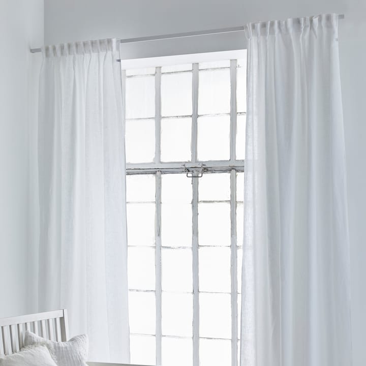 Rideau avec bande de pliage Sunshine 140 x 290cm, Blanc Himla