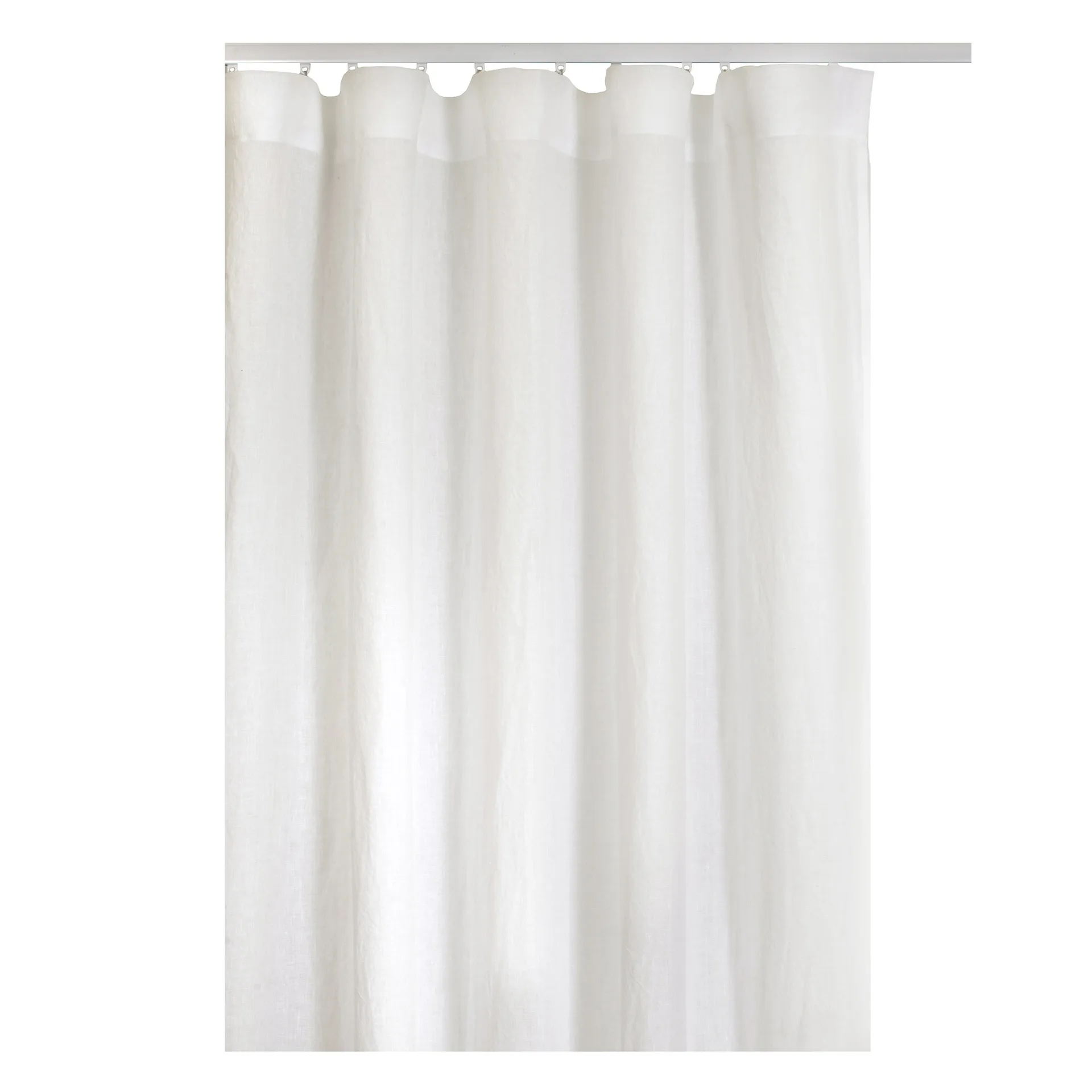 Rideau avec bande de pliage Twilight 280x290 cm, Off-white Himla