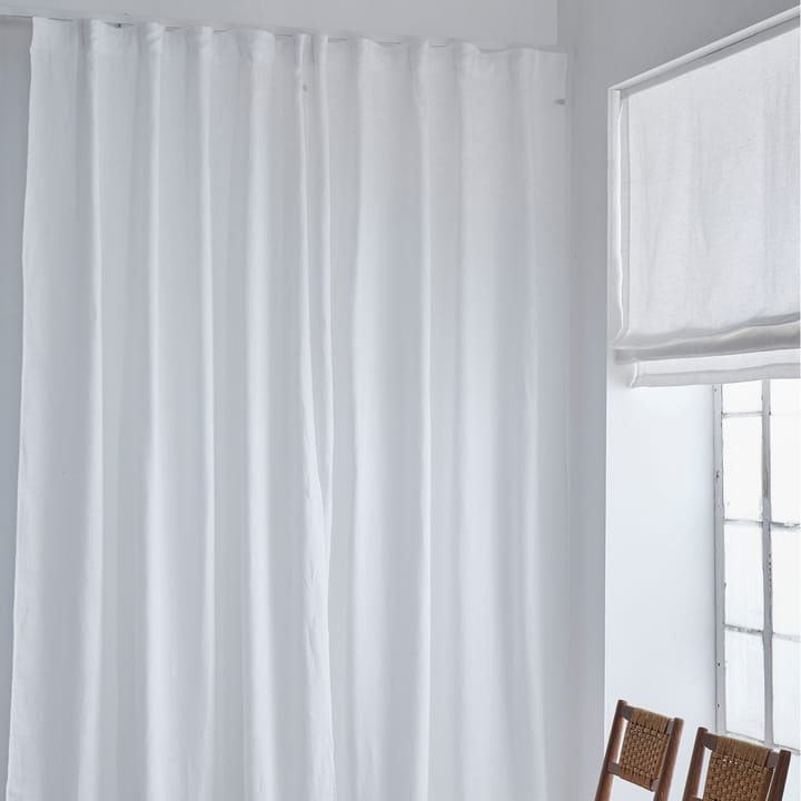 Rideau avec bande de pliage Twilight 280x290 cm - White - Himla