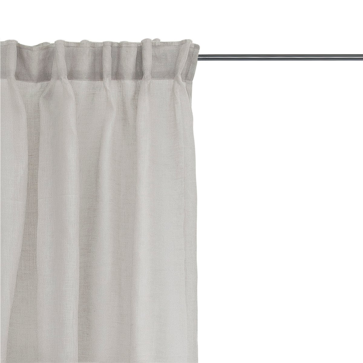 Himla Rideau Dalsland plissé avec cordons pearl | Design Scandinave | Beige