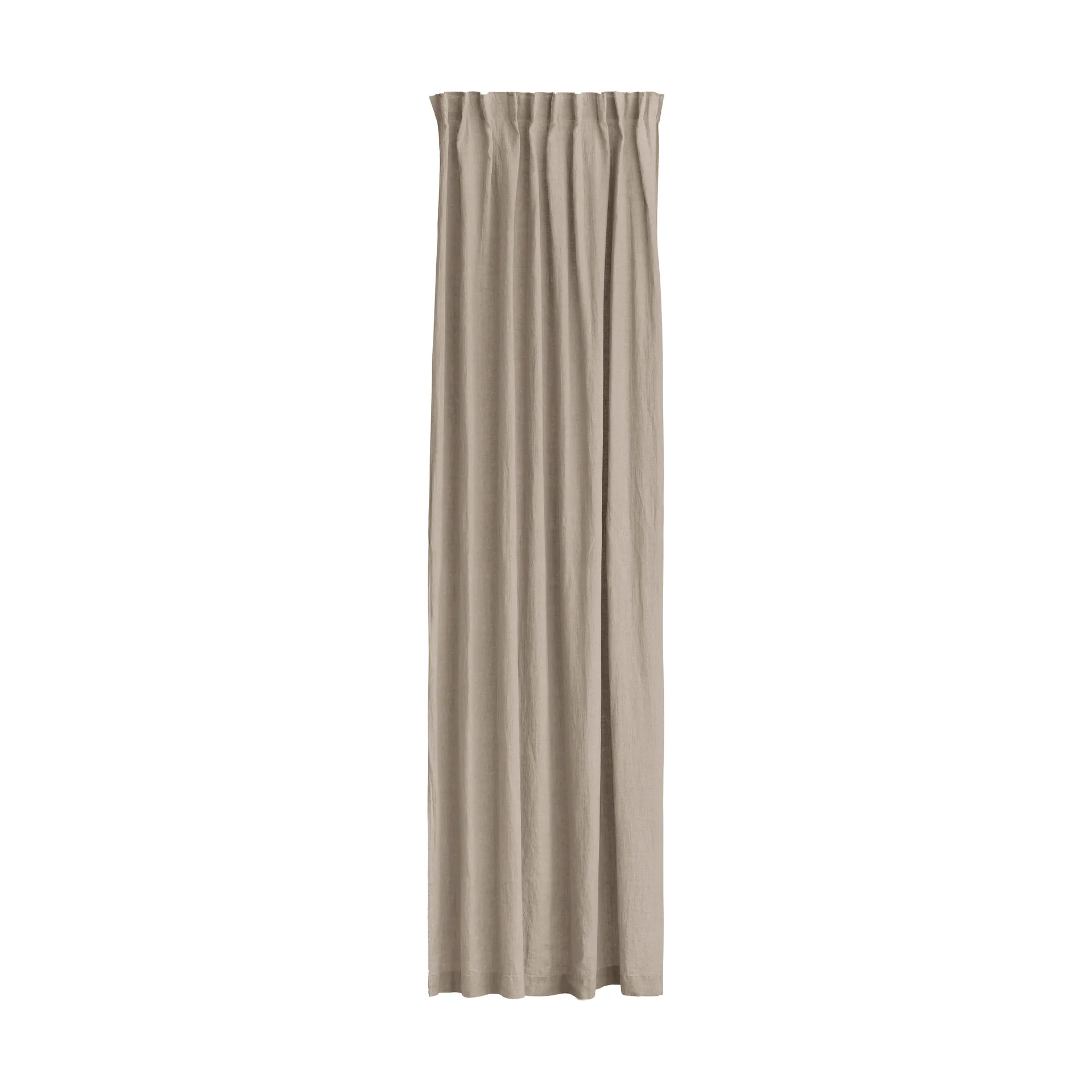 Rideau Sunrise avec bande plissée 140x290 cm, Vintage (gris) Himla