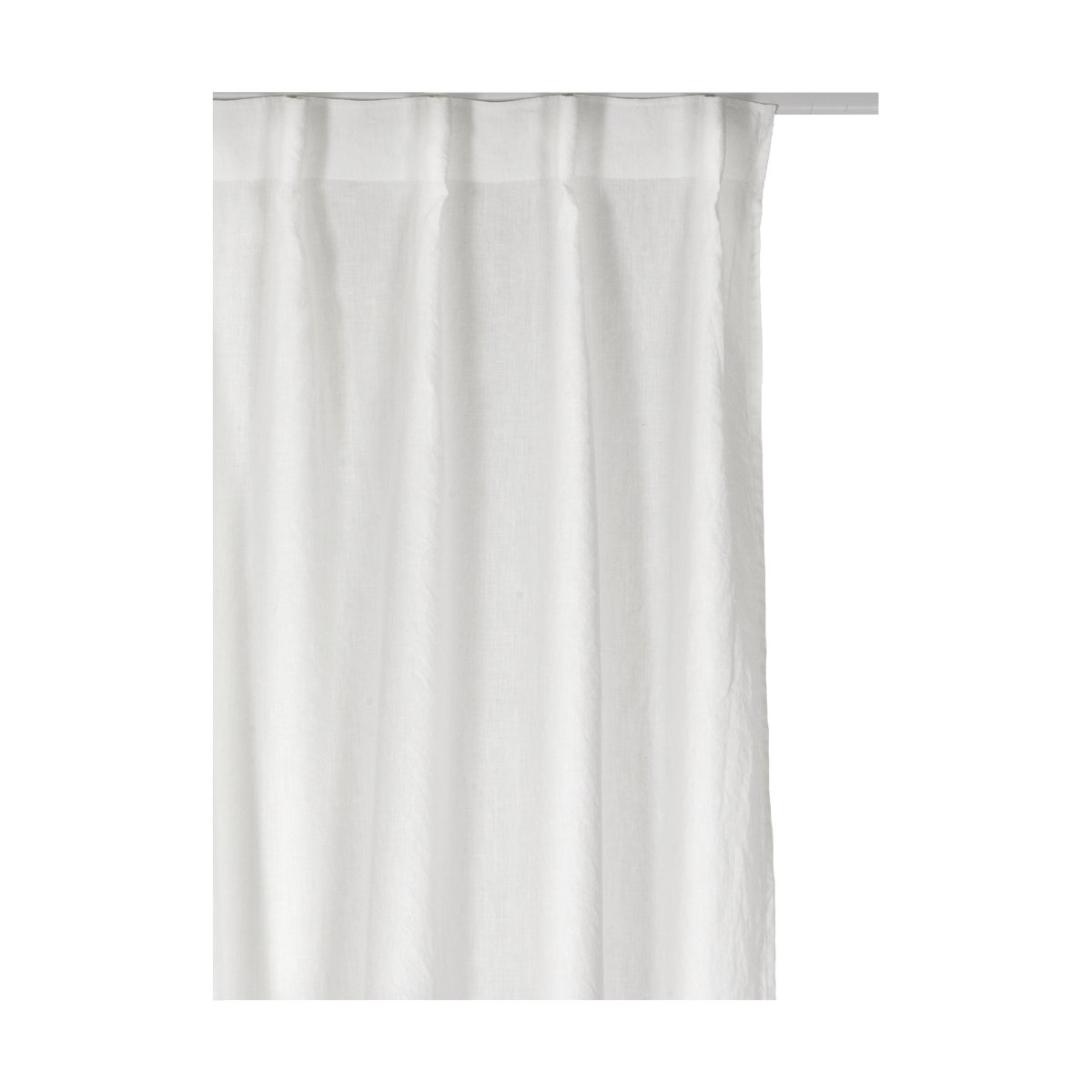 Himla Rideau Sunrise avec bande plissée 280x250 cm White