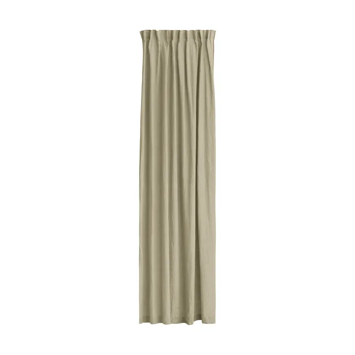 Rideau Sunrise avec bande plissée 280x290 cm - Organic (vert) - Himla