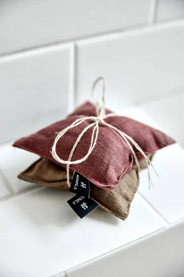 Sachet de parfum Lavendula 9x9 cm, lot de 2 - Automne-argile - Himla