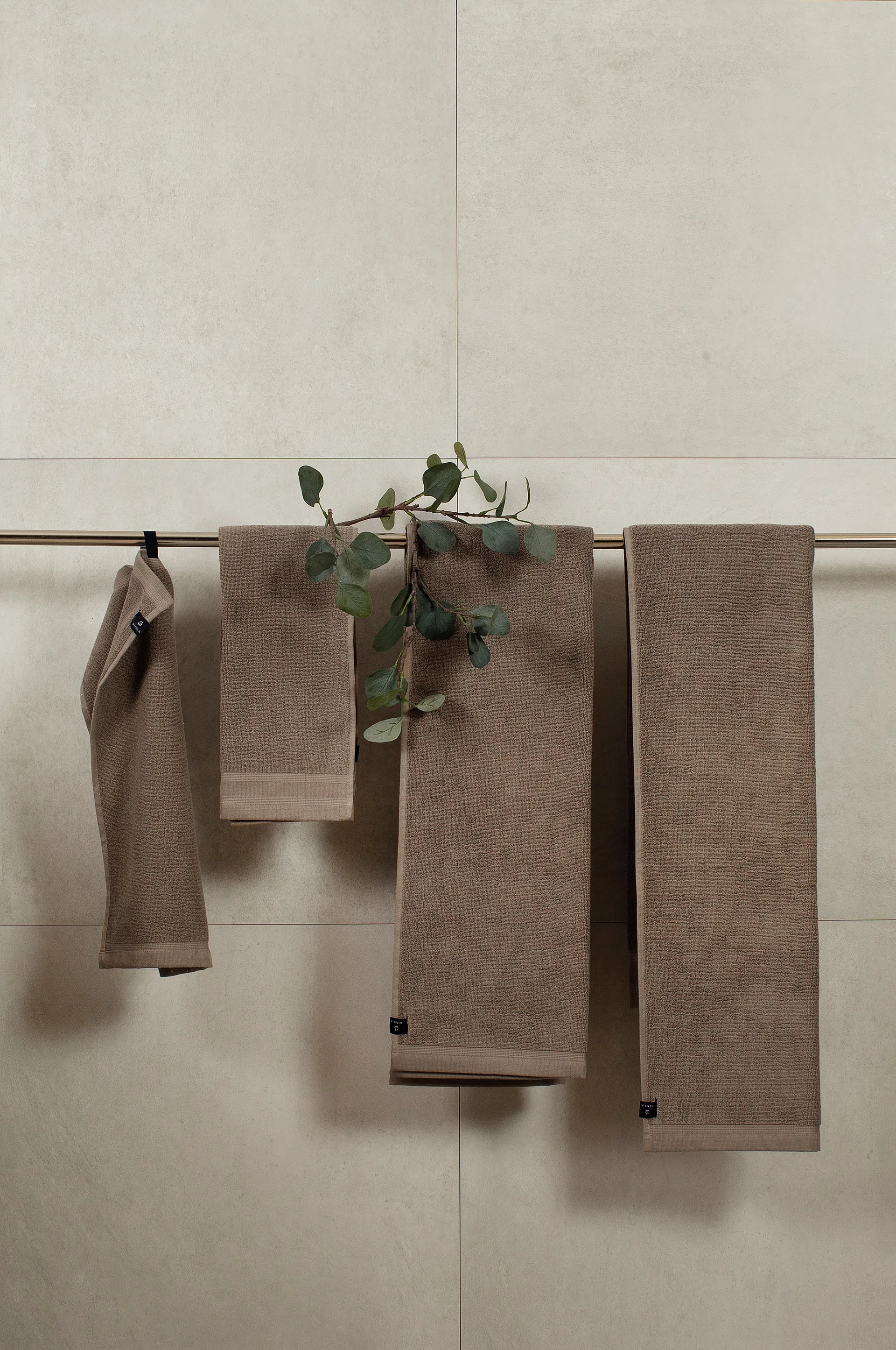 Serviette bois flotté Lina, 30x50 cm Himla