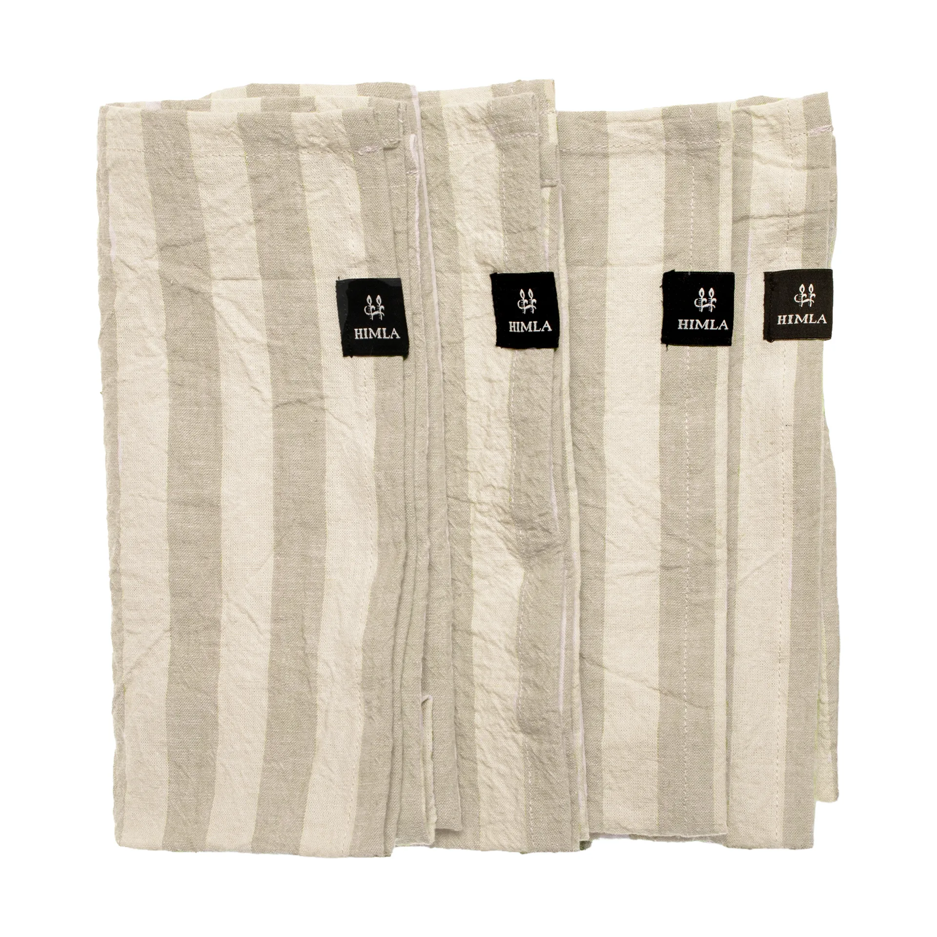 Serviette en tissu Riviera 45x45 cm, lot de 4, Sand Himla