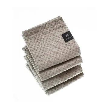 Serviette Julia 45x45 cm Lot de 4 - pewter (gris) - Himla