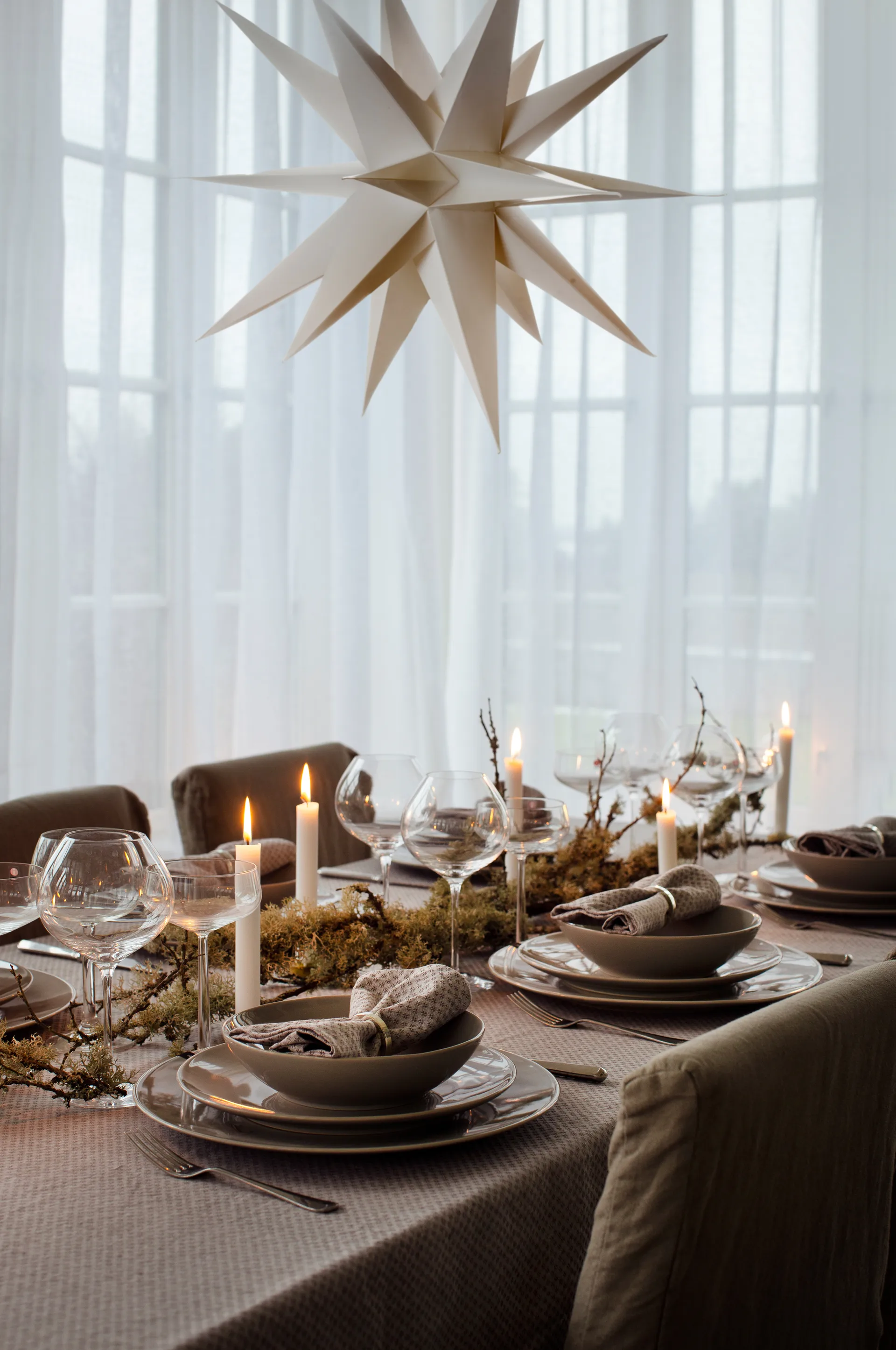 Serviette Julia 45x45 cm Lot de 4, pewter (gris) Himla