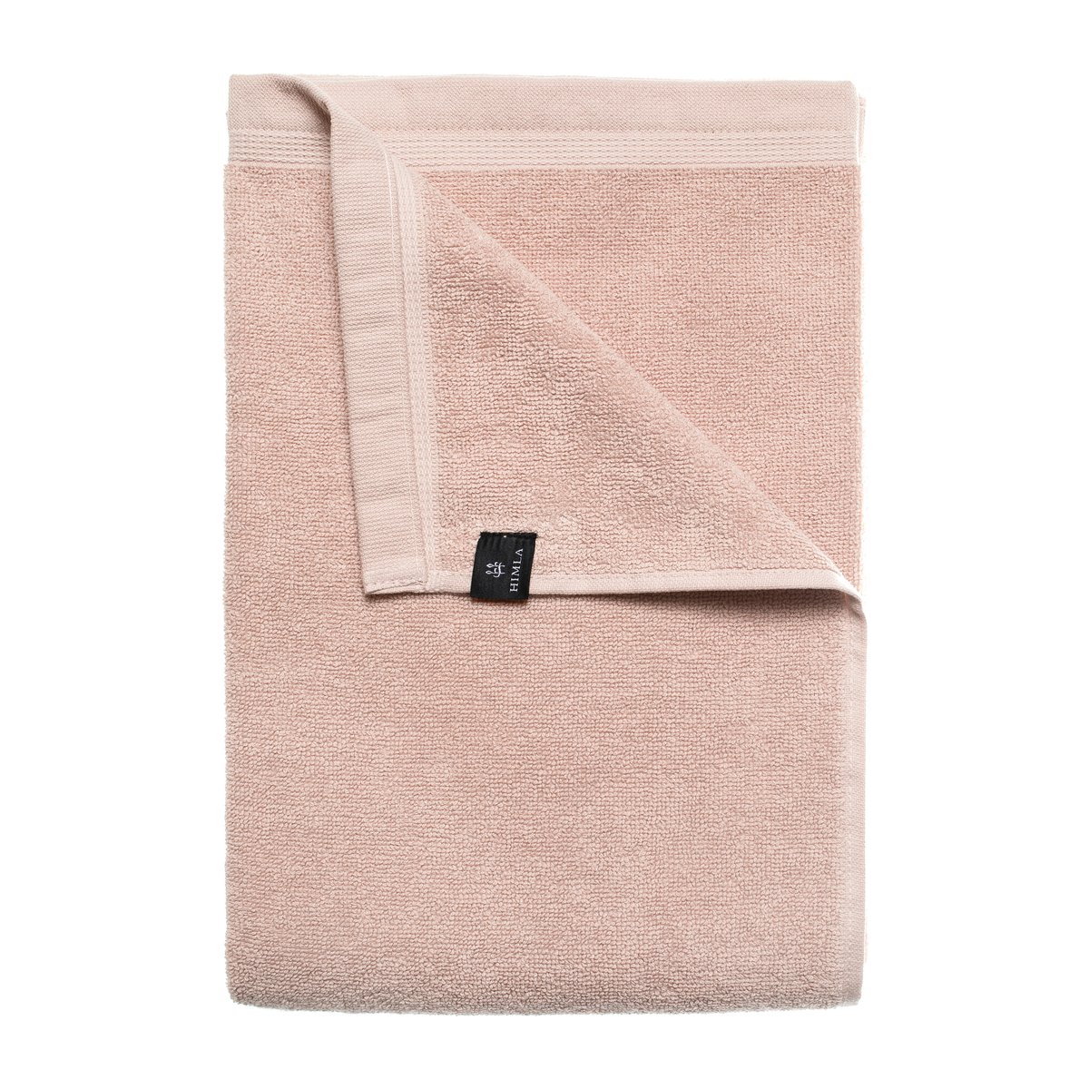 Himla Serviette Lina 30x50 cm Powder | Design Scandinave | Serviettes de toilette | Rose