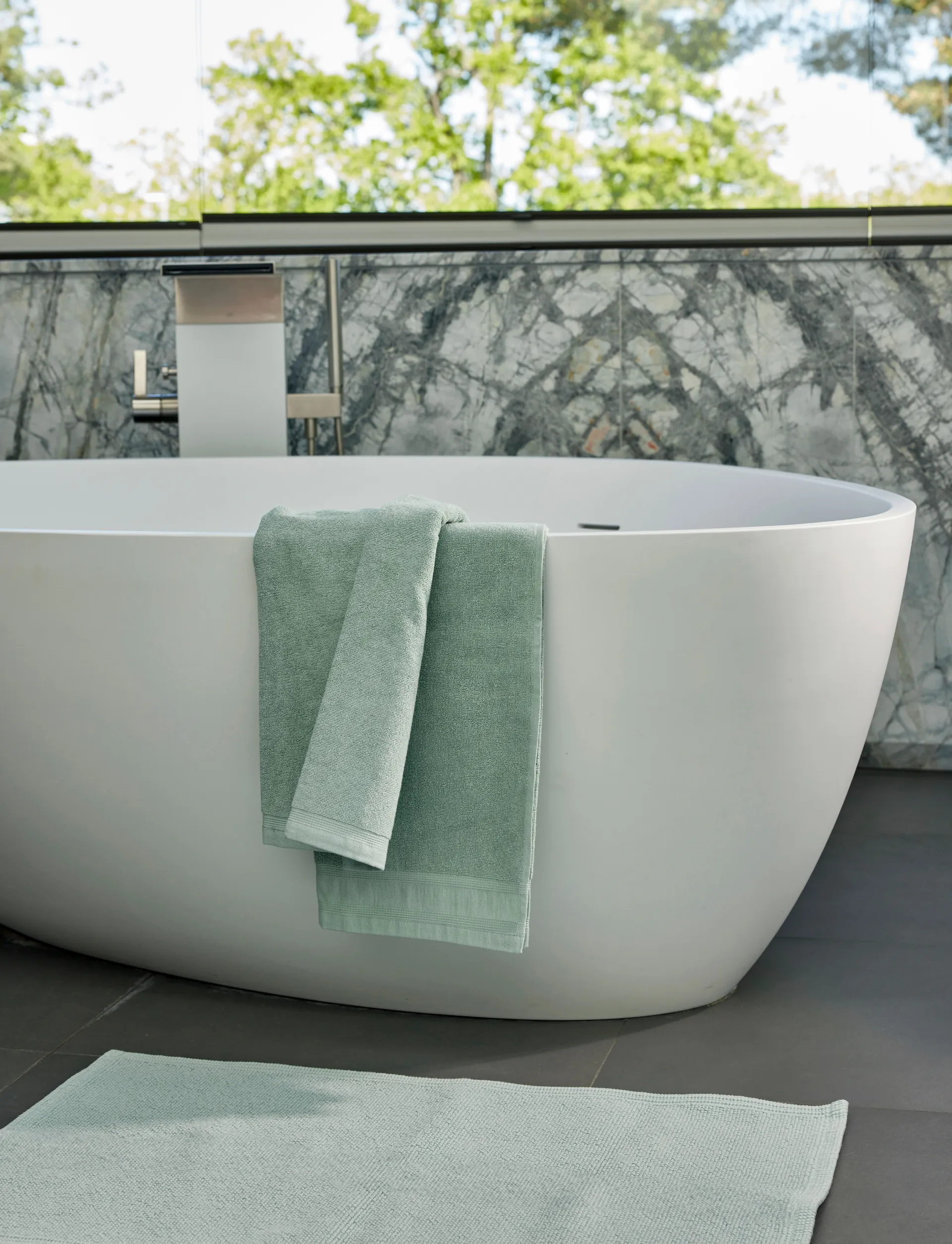 Serviette Lina, Aqua, 100x150 cm Himla