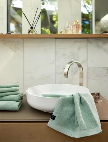 Serviette Lina - Aqua, 30x50 cm - Himla