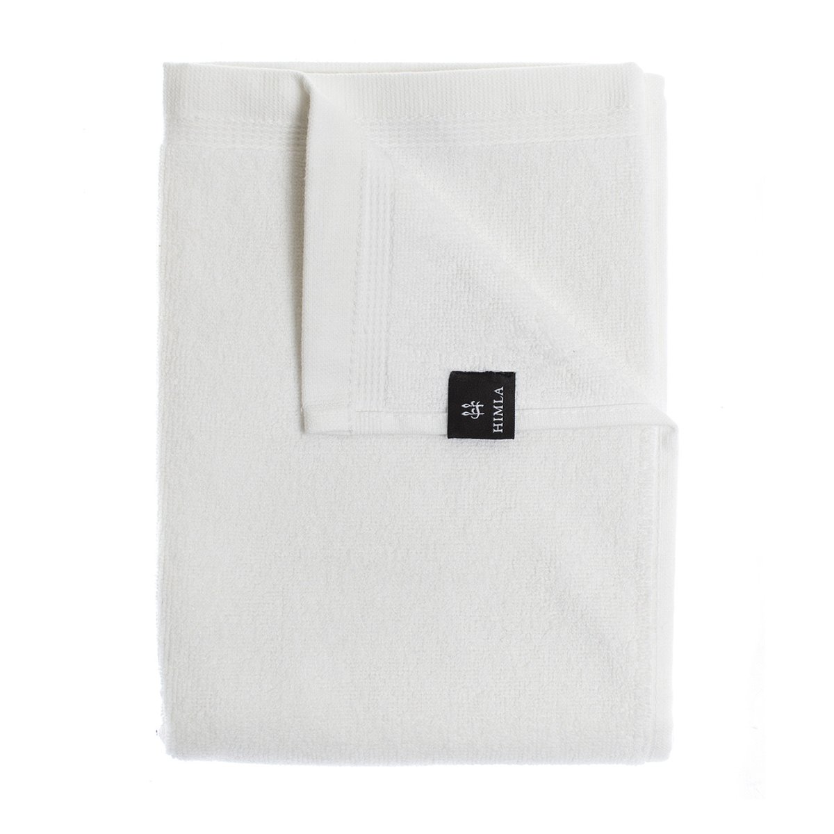 Himla Serviette Lina blanc 70x140 cm | Design Scandinave | Serviettes de toilette | Blanc