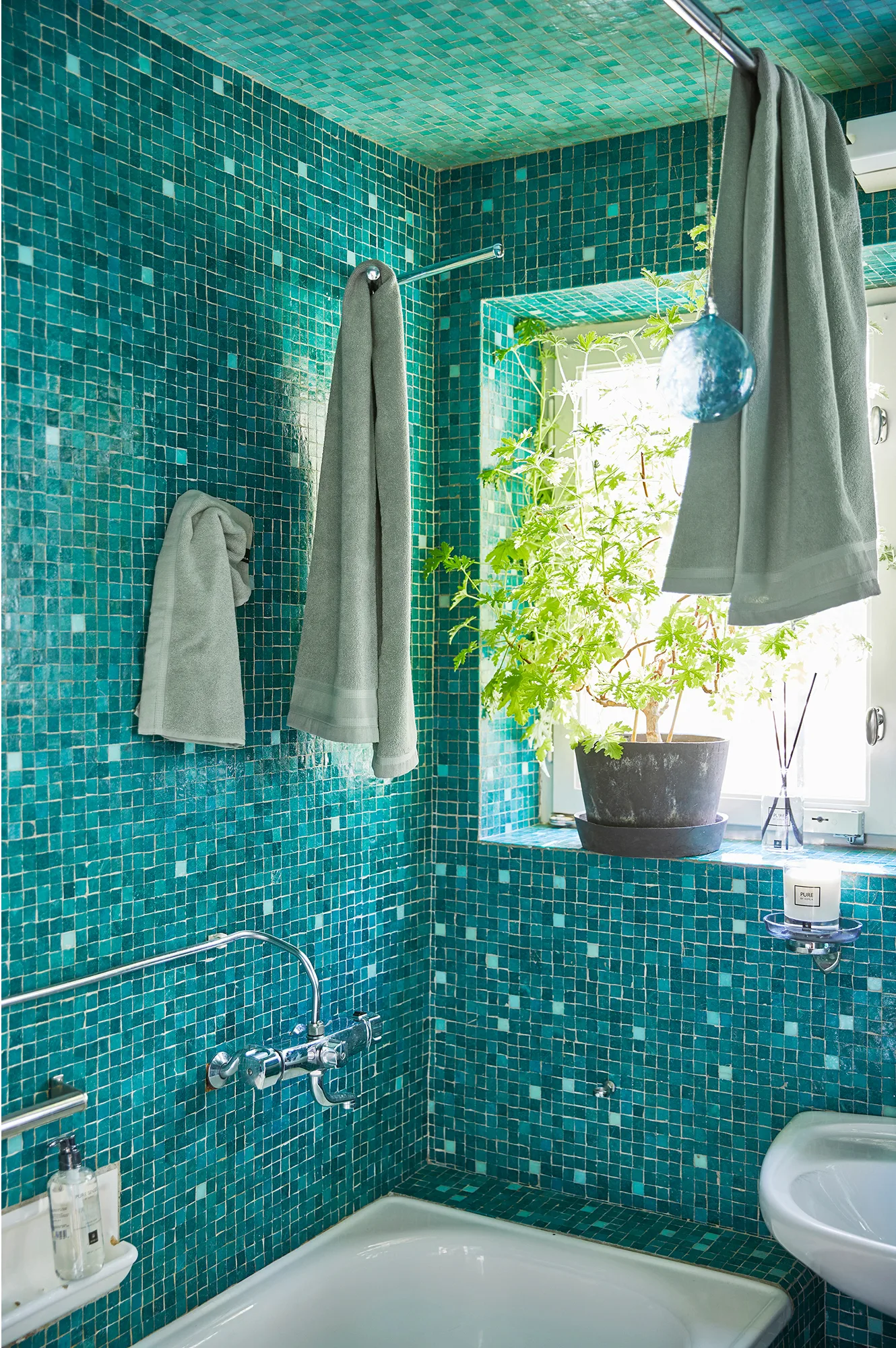 Serviette Lina sage, 100x150 cm Himla