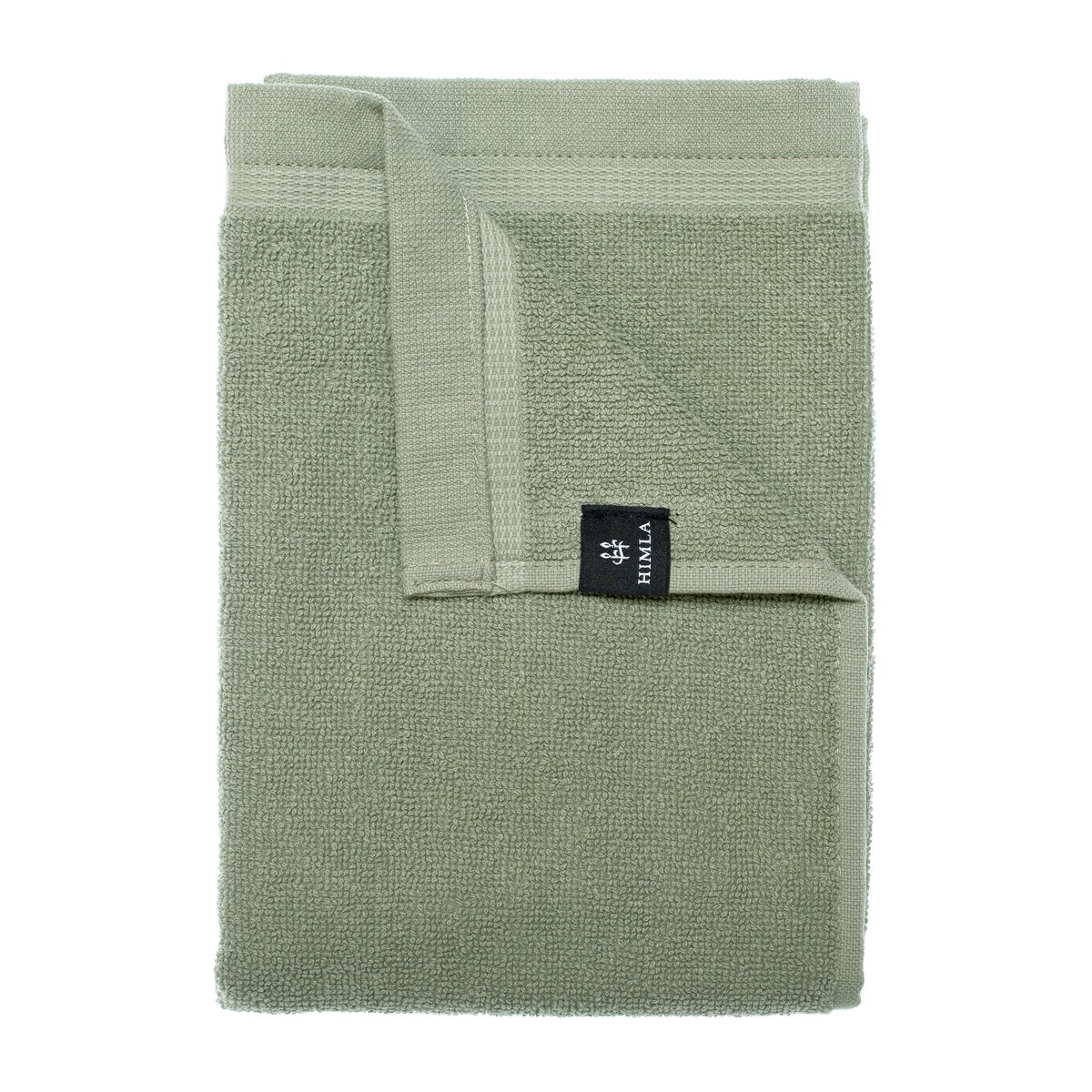Himla Serviette Lina sage 30x50 cm | Design Scandinave | Serviettes de bain | Vert