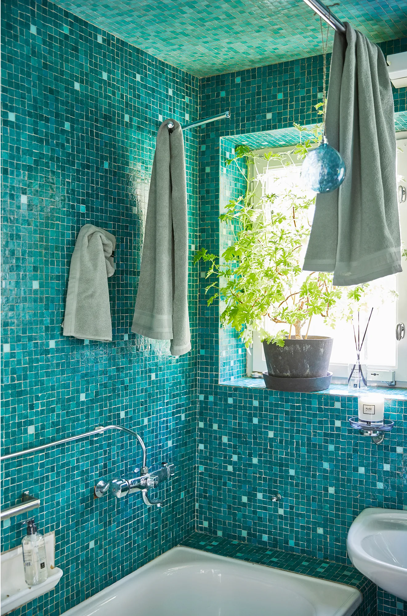 Serviette Lina sage, 30x50 cm Himla