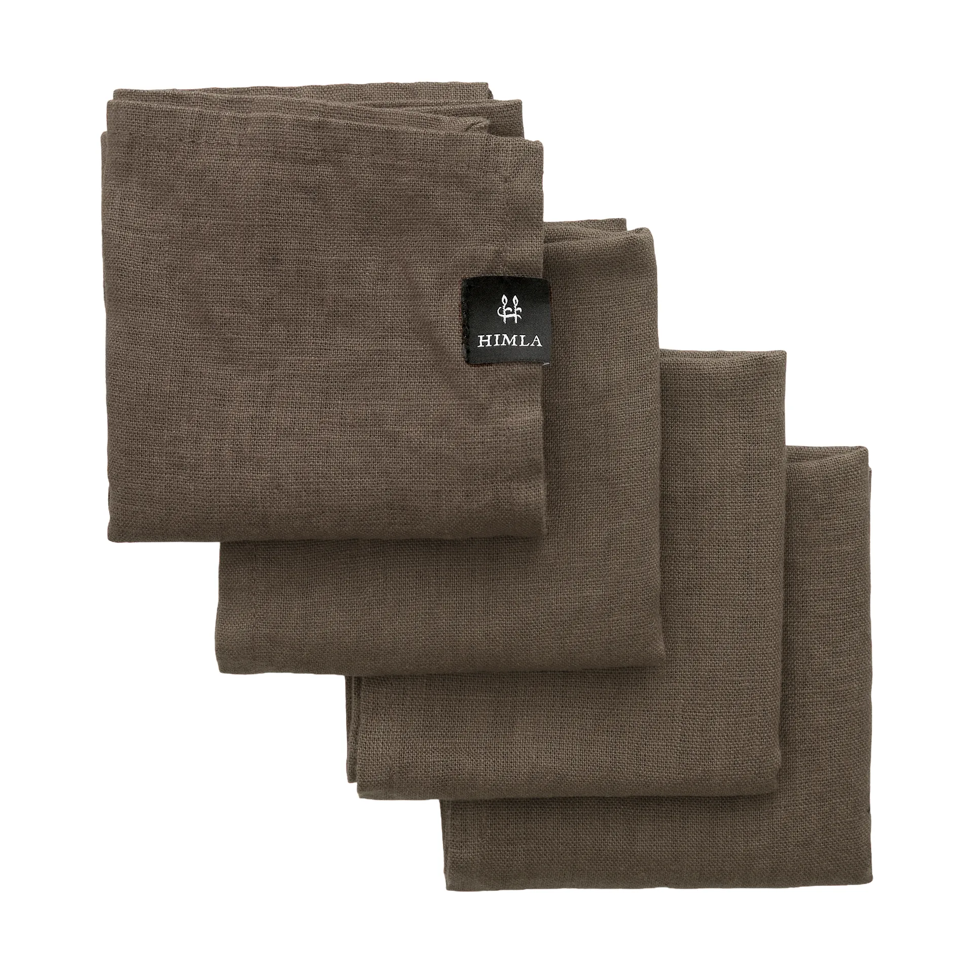 Serviette Sunshine lot de 4, Coffee Himla