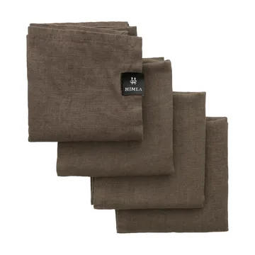 Serviette Sunshine lot de 4 - Coffee - Himla