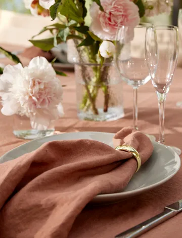 Serviette Sunshine lot de 4 - Grounded, 45x45 cm - Himla