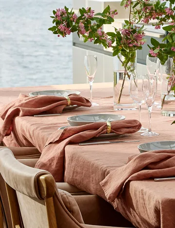 Serviette Sunshine lot de 4 - Grounded, 45x45 cm - Himla