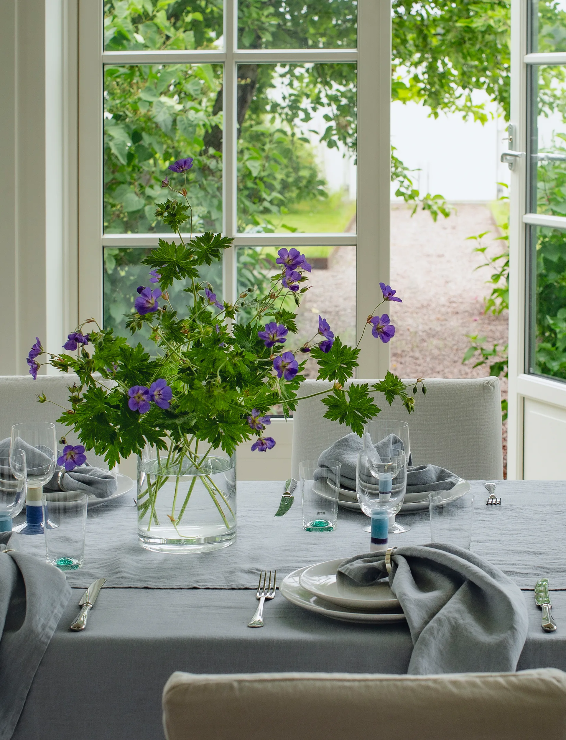 Serviette Sunshine lot de 4, Heavenly, 45x45 cm Himla