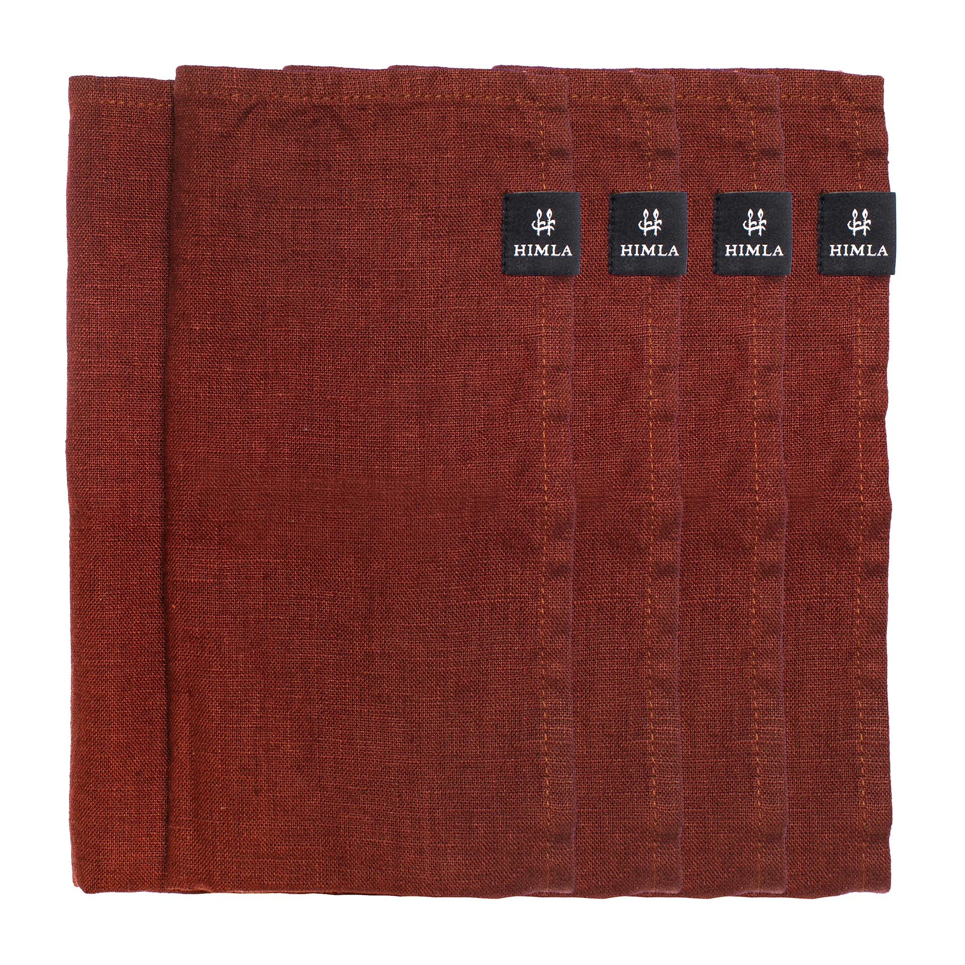 Serviette Sunshine lot de 4, Lingonberry (rouge) Himla