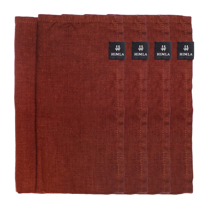 Serviette Sunshine lot de 4, Lingonberry (rouge) Himla