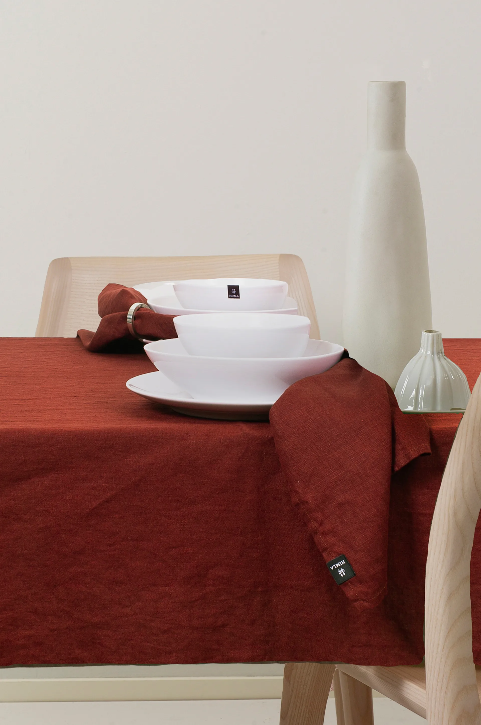 Serviette Sunshine lot de 4, Lingonberry (rouge) Himla