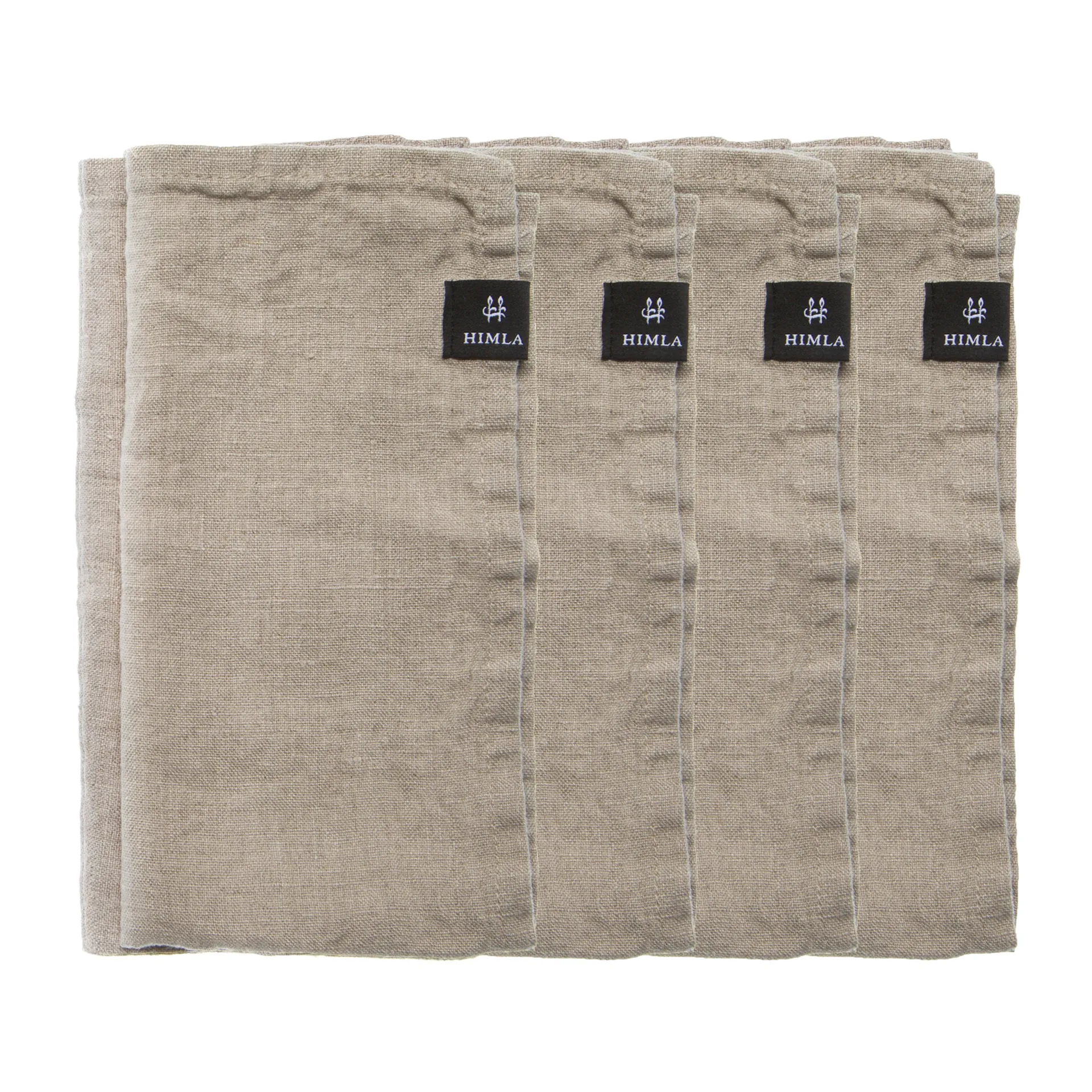 Serviette Sunshine lot de 4, neutre (beige) Himla