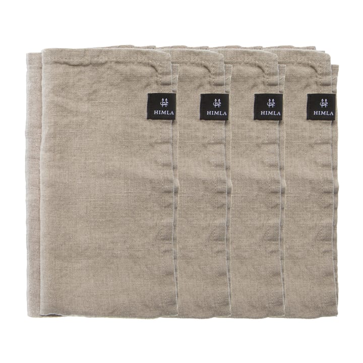 Serviette Sunshine lot de 4 - neutre (beige) - Himla