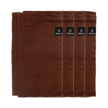 Serviette Sunshine lot de 4 - Rustique (marron) - Himla