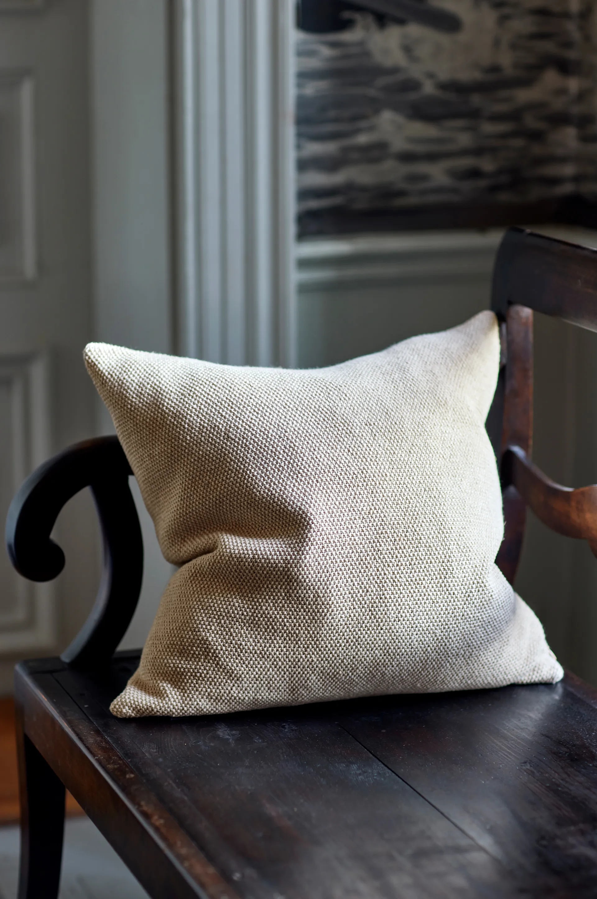 Taie d'oreiller Katalin 50x50 cm, Naturel Himla