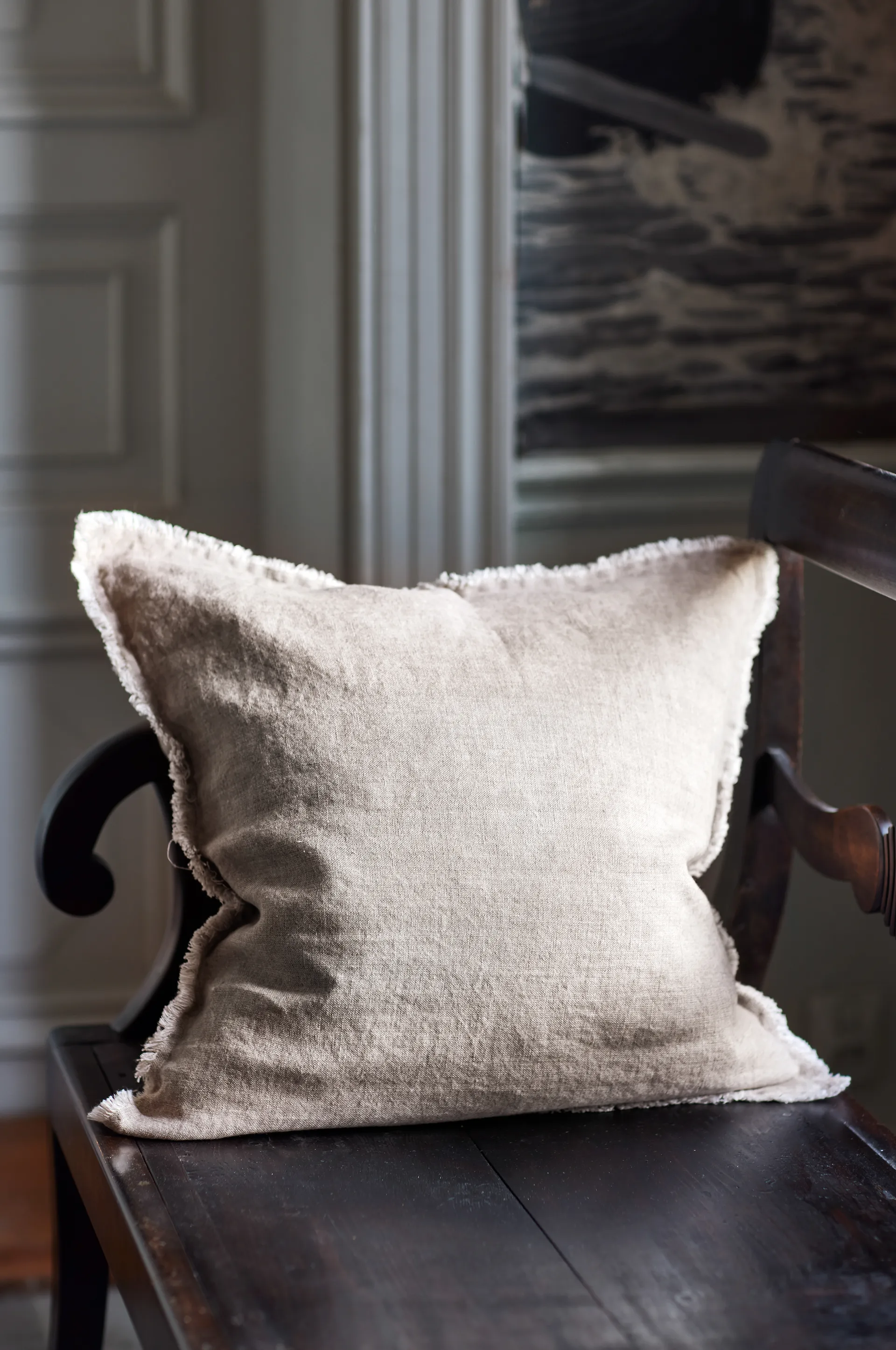 Taie d'oreiller Levelin 50x50 cm, Naturel Himla