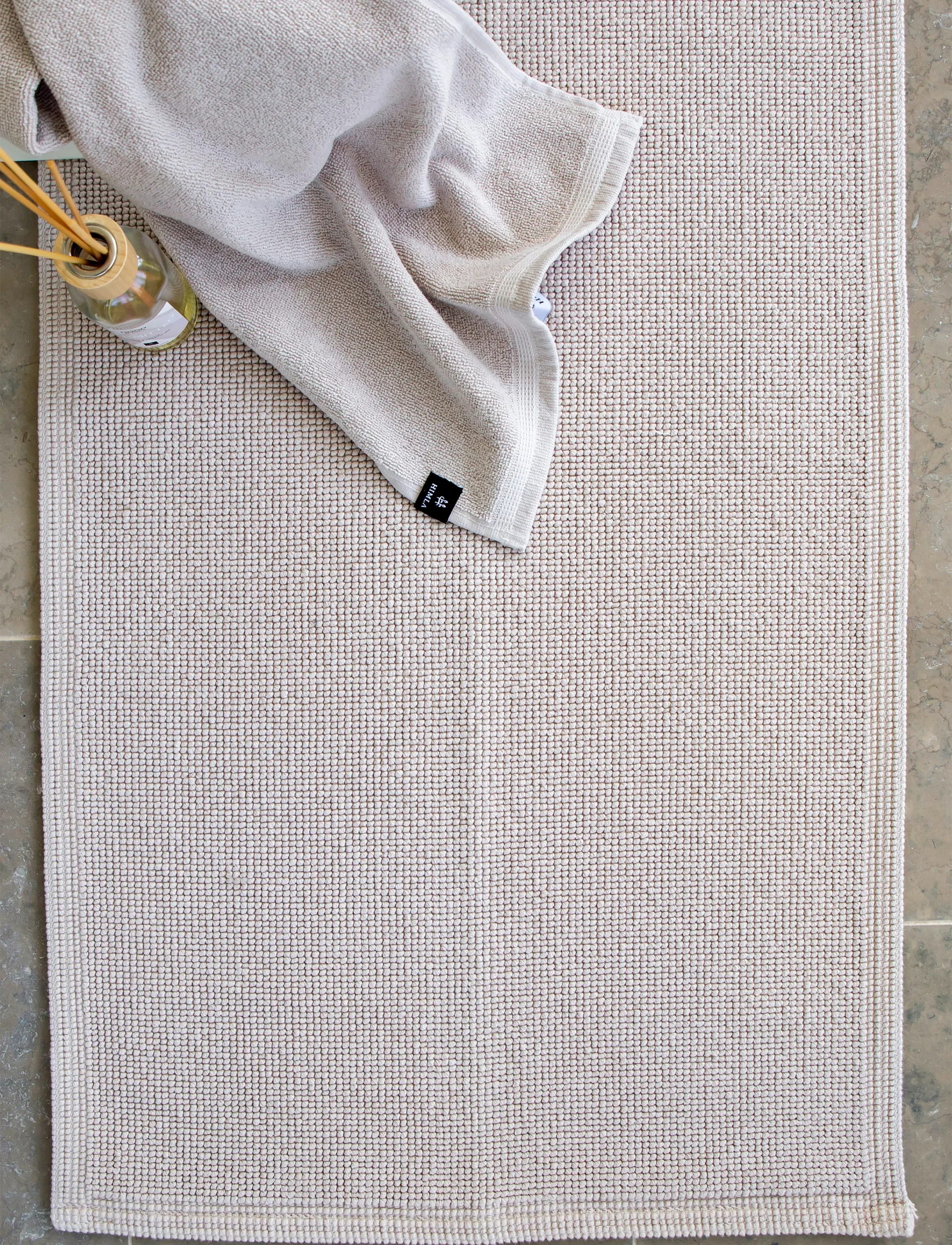 Tapis de bain Love 50x80cm, Mother of pearl (beige) Himla