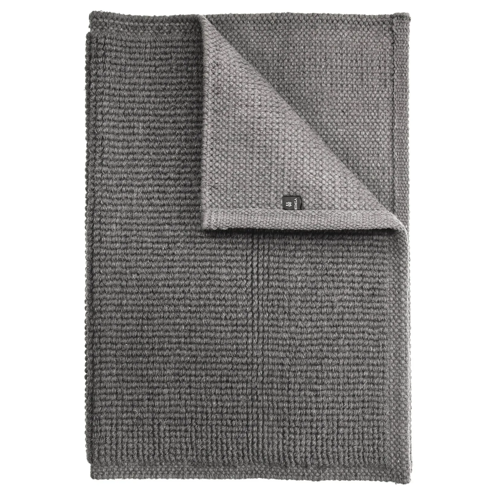 Tapis Himla laine gris acier, 60x90 cm Himla