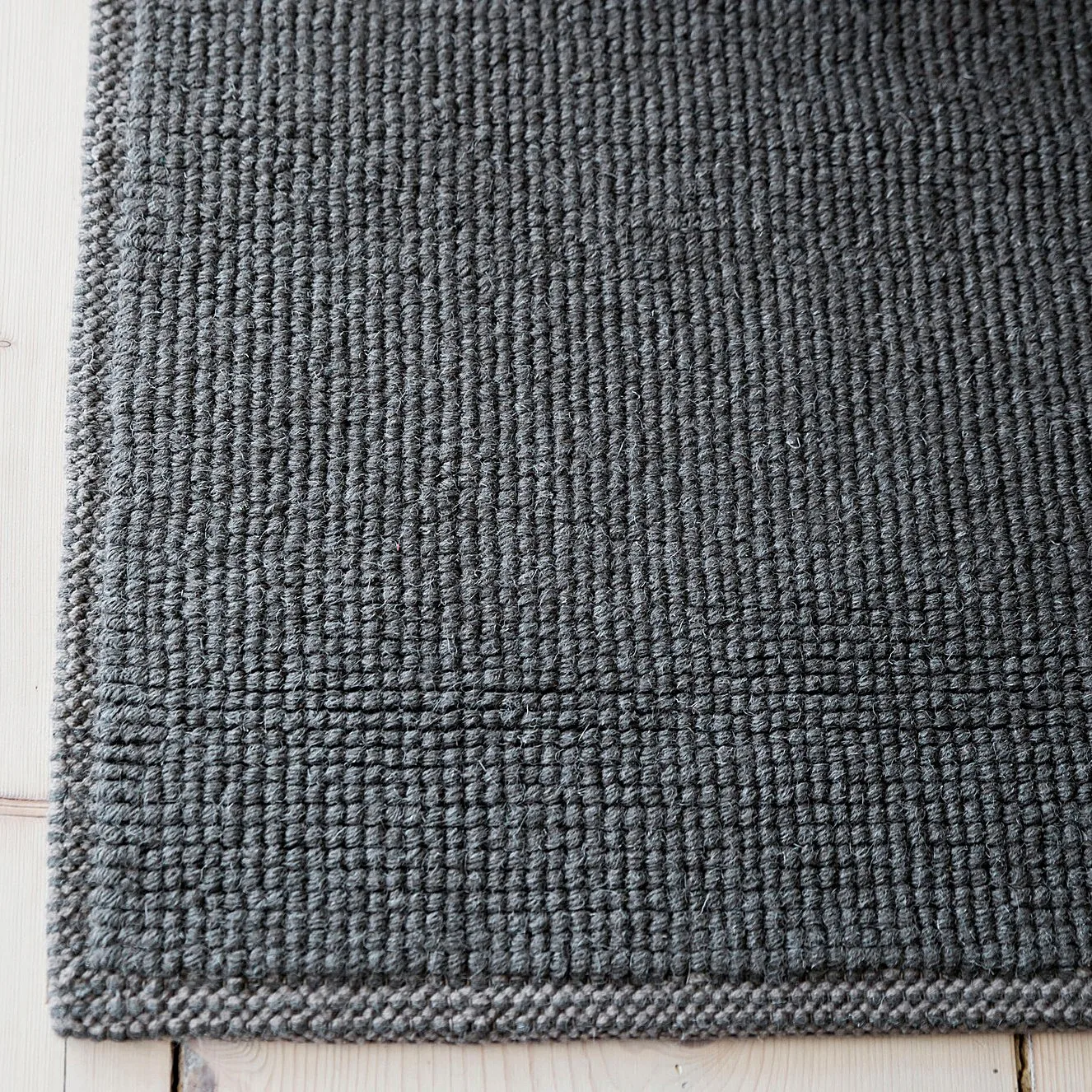 Tapis Himla laine gris acier, 60x90 cm Himla