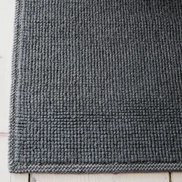 Tapis Himla laine gris acier - 60x90 cm - Himla