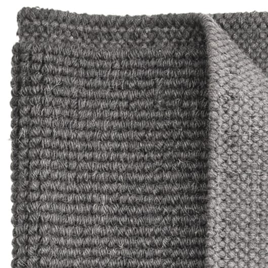 Tapis Himla laine gris acier, 80x150 cm Himla