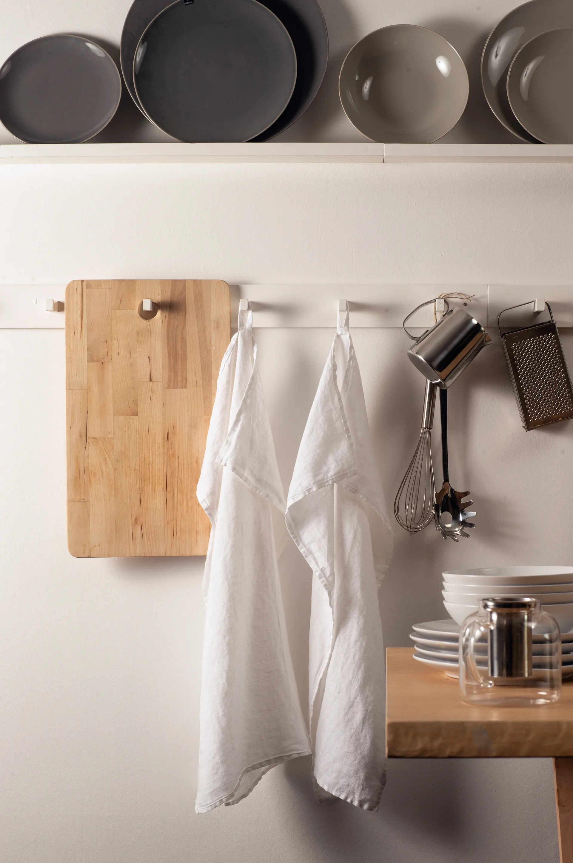 Torchon Sunshine Lot de 2, White Himla