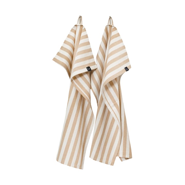 Torchons Bretagne 50x70 cm, lot de 2 - Wheat - Himla