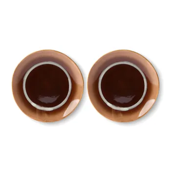 Assiette 70's Ø 17,5 cm 2 pièces - Tornado - HKliving