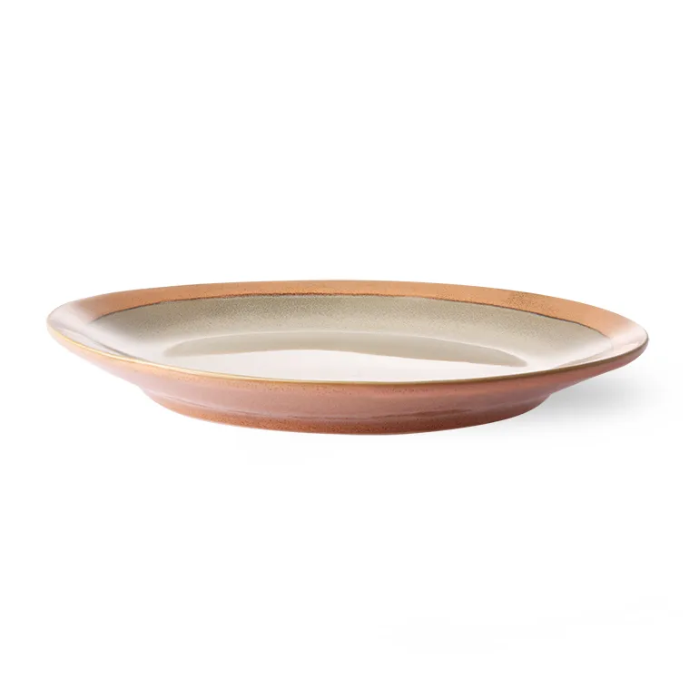 Assiette 70's 22cm lot de 2, Earth HKliving