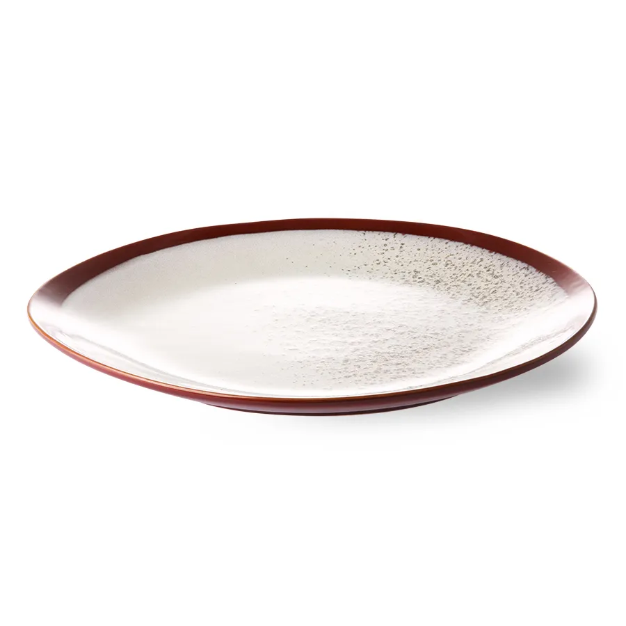 Assiette 70's Ø27,5cm 2 pièces, FRouille HKliving