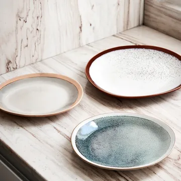Assiette 70's Ø27,5cm 2 pièces - FRouille - HKliving