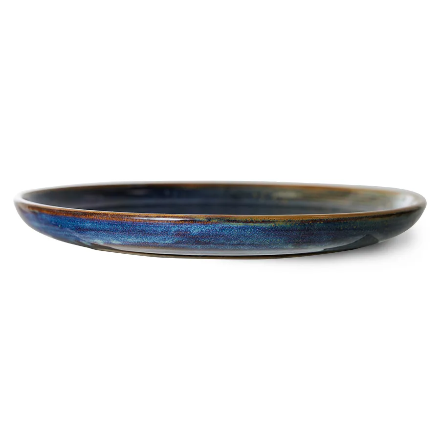 Assiette à dîner Home Chef Ø26 cm, Rustic blue HKliving